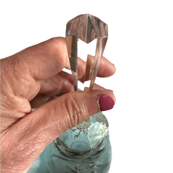 Vintage Handcut Full Lead Crystal Bell 24% PBO Starbursts Made in Hungary - Picture 6 of 9